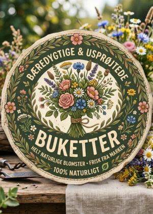 Bæredygtige og usprøjtede buketter